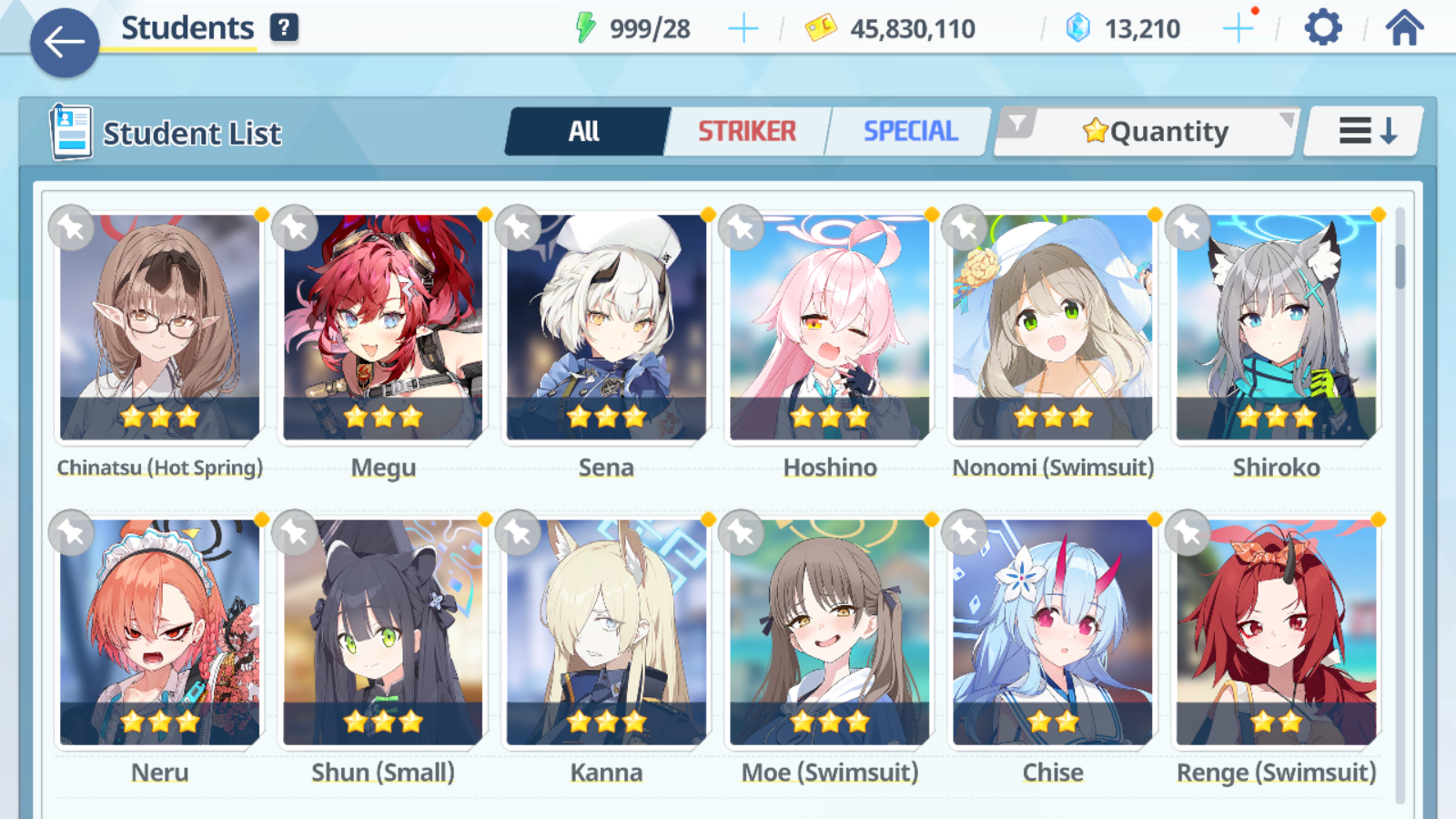 [GLOBAL/NA][INSTANT] 4 limited 22x3* double Mika Swimsuit Nagisa Izuna + 13k gems Blue Archive Starter Account-Mobile Games Starter