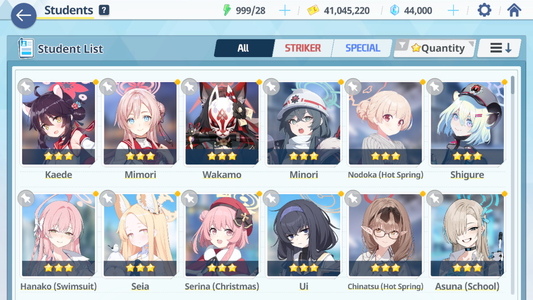 [GLOBAL/NA][INSTANT] 4 limited 25x3* Seia Asuna Hanako swimsuit Wakamo Hibiki + 44k gems Blue Archive Starter Account-Mobile Games Starter