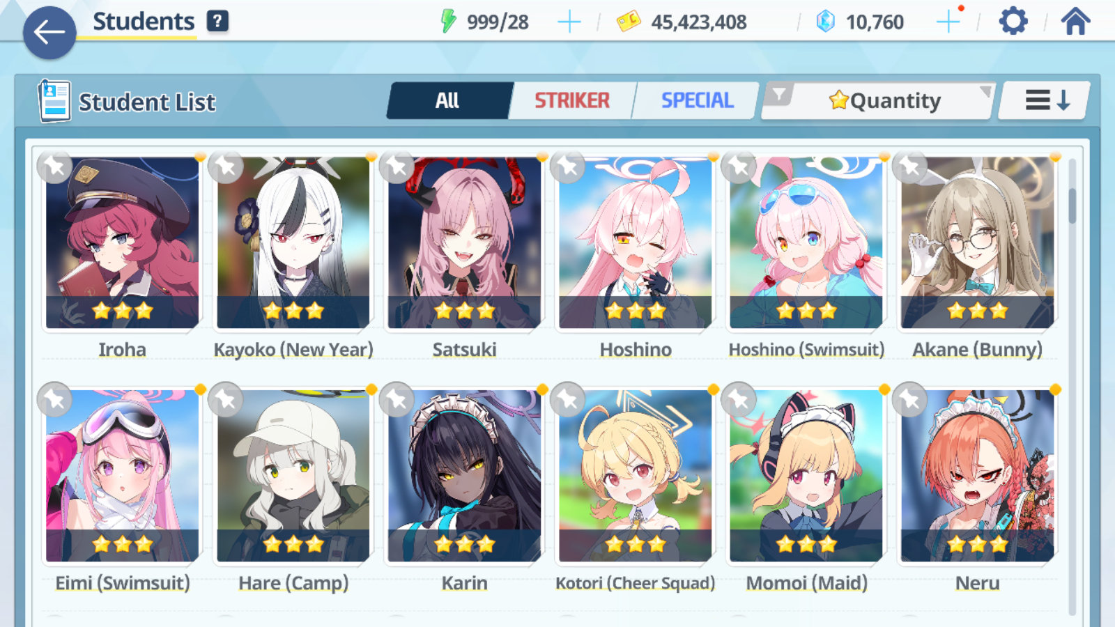 [GLOBAL/NA][INSTANT] 4 limited 27x3* double Mika Swimsuit Hoshino Izuna + 10k Blue Archive Starter Account-Mobile Games Starter