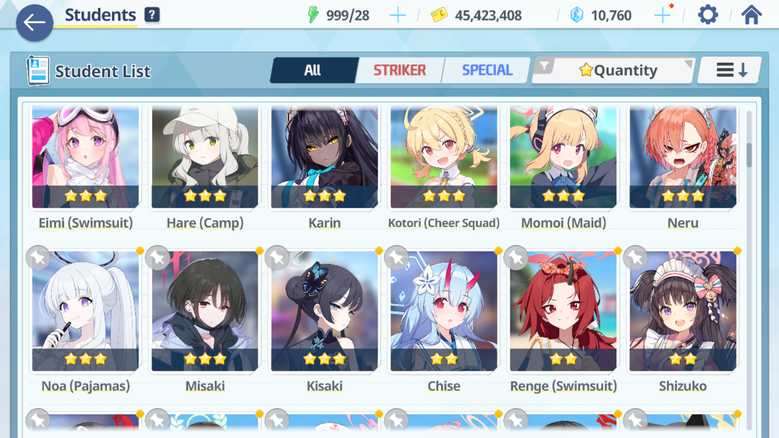 [GLOBAL/NA][INSTANT] 4 limited 27x3* double Mika Swimsuit Hoshino Izuna + 10k Blue Archive Starter Account-Mobile Games Starter