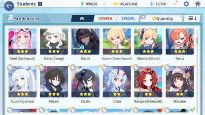 [GLOBAL/NA][INSTANT] 4 limited 27x3* double Mika Swimsuit Hoshino Izuna + 10k Blue Archive Starter Account-Mobile Games Starter