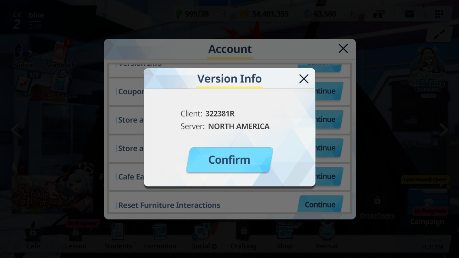[GLOBAL/NA][INSTANT] 2 limited Mari Sakurako (Pop Idol) + 63k Pyroxene gems Blue Archive Starter Account #2-Mobile Games Starter