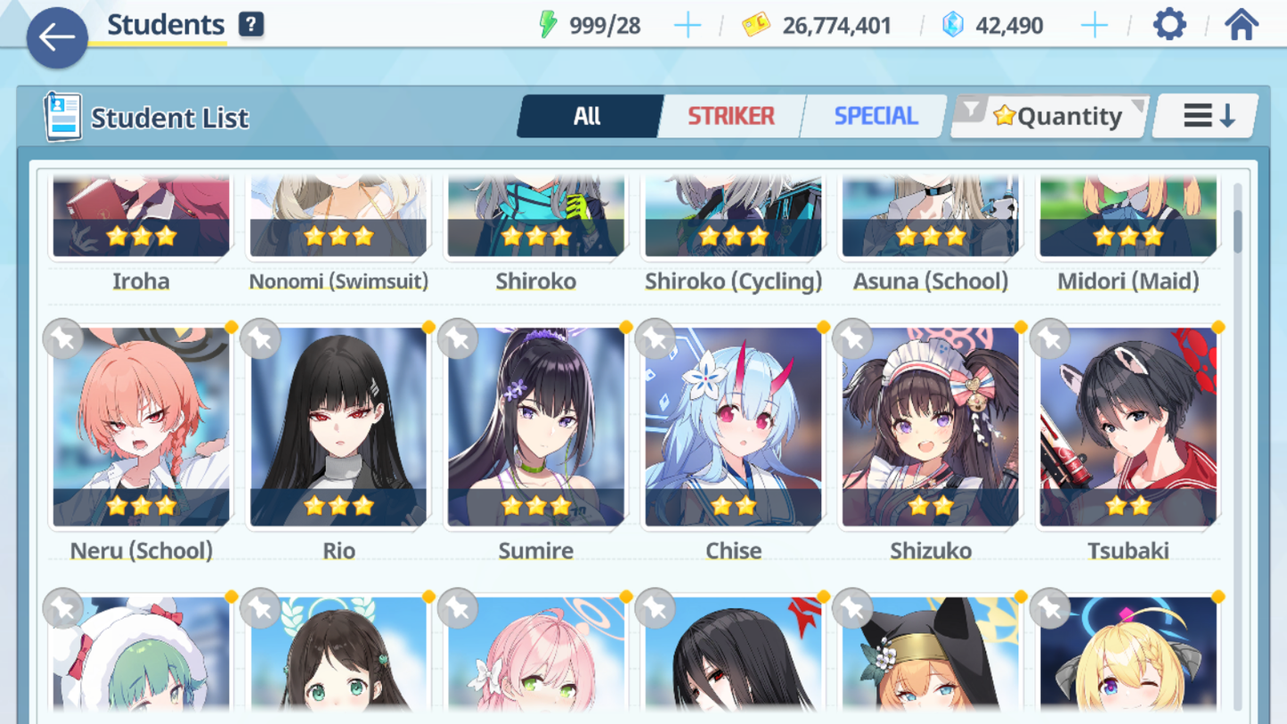 [GLOBAL/NA][INSTANT] 5 limited 15x3* Rio Neru Seia Asuna Hanako + 42k Pyroxene gems Blue Archive Starter Account-Mobile Games Starter