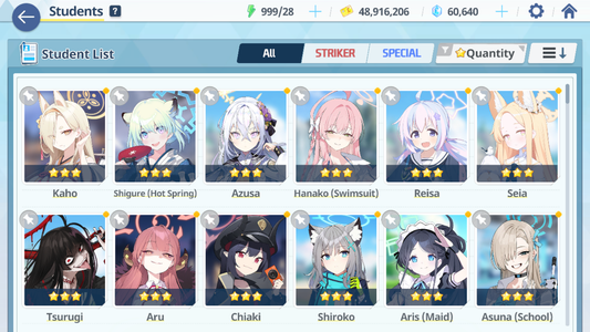[GLOBAL/NA][INSTANT] 5 limited 21x3* Rio Neru Seia Asuna Hanako + 60k Pyroxene gems Blue Archive Starter Account-Mobile Games Starter