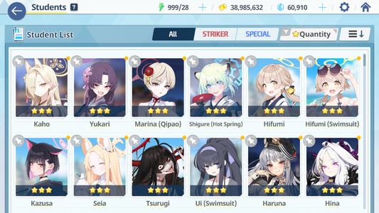 [GLOBAL/NA][INSTANT] 6 limited 22x3* Rio Neru Seia Asuna Ui Saori + 60k Pyroxene gems Blue Archive Starter Account-Mobile Games Starter