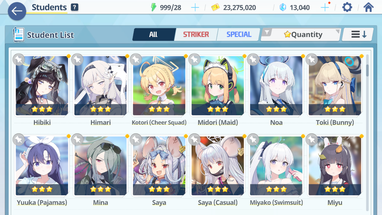 [GLOBAL/NA][INSTANT] 6 limited 26x3* double Seia Swimsuit Hikari Nozomi Mari Sakurako (Pop Idol)+ 12k Pyroxene gems Blue Archive Starter Account-Mobile Games Starter