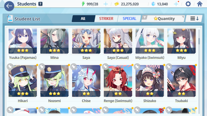 [GLOBAL/NA][INSTANT] 6 limited 26x3* double Seia Swimsuit Hikari Nozomi Mari Sakurako (Pop Idol)+ 12k Pyroxene gems Blue Archive Starter Account-Mobile Games Starter