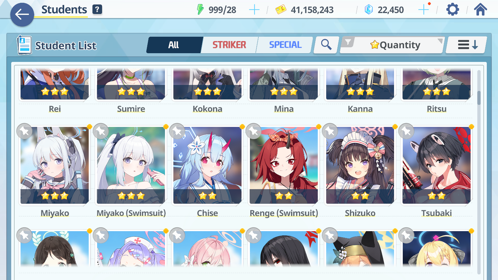 [GLOBAL/NA][INSTANT] 6 limited 26x3* Kei Aris Shiroko terror Hanako swimsuit Mika Wakamo + 22k gems Blue Archive Starter Account-Mobile Games Starter