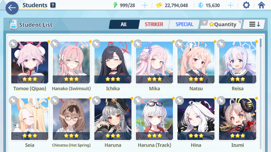 [GLOBAL/NA][INSTANT] 7 limited 22x3* Rio Neru Seia Asuna Swimsuit Hoshino Mika Hanako + 15k Pyroxene gems Blue Archive Starter Account-Mobile Games Starter