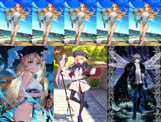 [NA][INSTANT] FGO NP5 Space Ereshkigal + Altria Caster + Oberon + 0-1000SQ Fate Grand Order endgame account (see options)-Mobile Games Starter