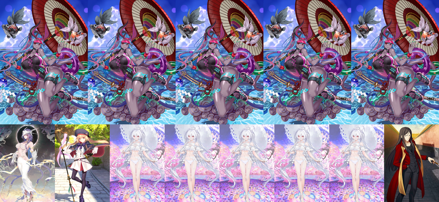 [JP] double NP5 Ibuki berserker NP5 Lady Avalon + Urd Castoria + 500-1000SQ FGO Fate Grand Order endgame account