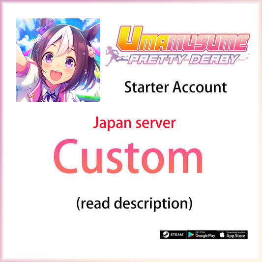 [JP] Custom 250000+ Carats Umamusume Pretty Derby Japan Starter Account (read description)-Mobile Games Starter