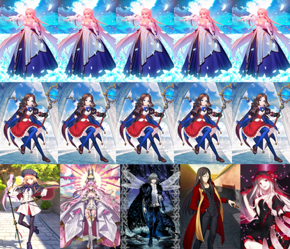 [JP] double NP5 Arcueid NP5 Leonardo +Castoria Koyanskaya Oberon +BG FGO Fate Grand Order endgame account-Mobile Games Starter