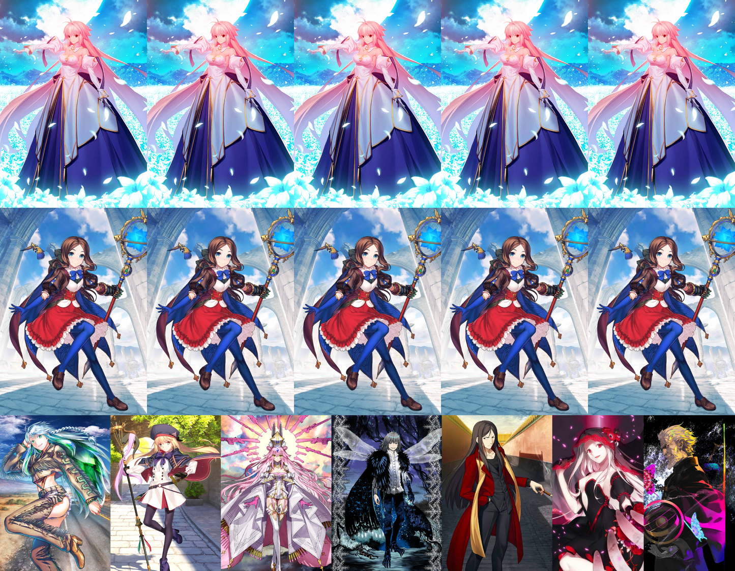 [JP] double NP5 Arcueid NP5 Leonardo +Kukulkan Castoria Koyanskaya Oberon FGO Fate Grand Order endgame account-Mobile Games Starter
