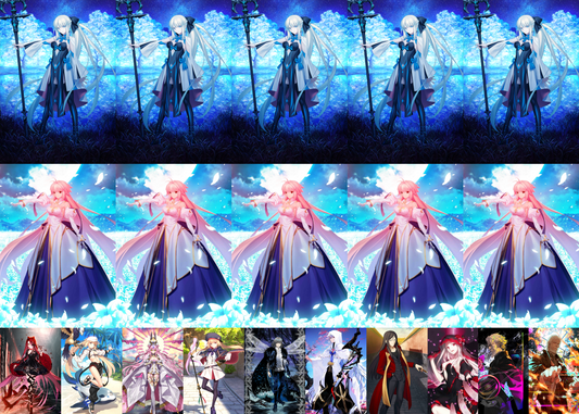 [JP] double NP5 Arcueid NP5 Morgan + Typhon Castoria berserker Koyanskaya Oberon Merlin Waver FGO Fate Grand Order endgame account-Mobile Games Starter