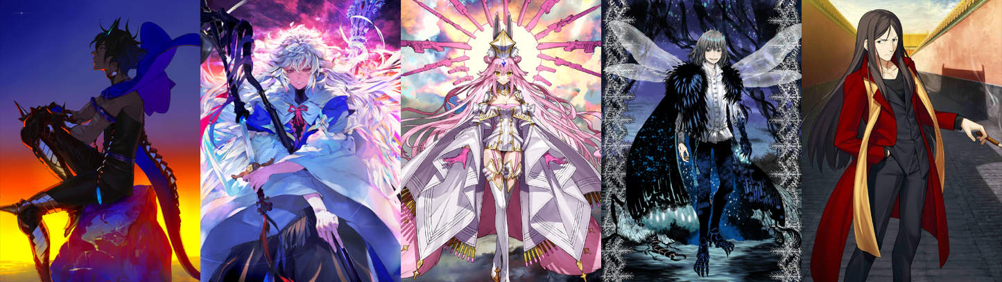 [JP] double NP5 Arjuna(alter) + NP5 Merlin + Koyanskaya Oberon FGO Fate Grand Order endgame account-Mobile Games Starter