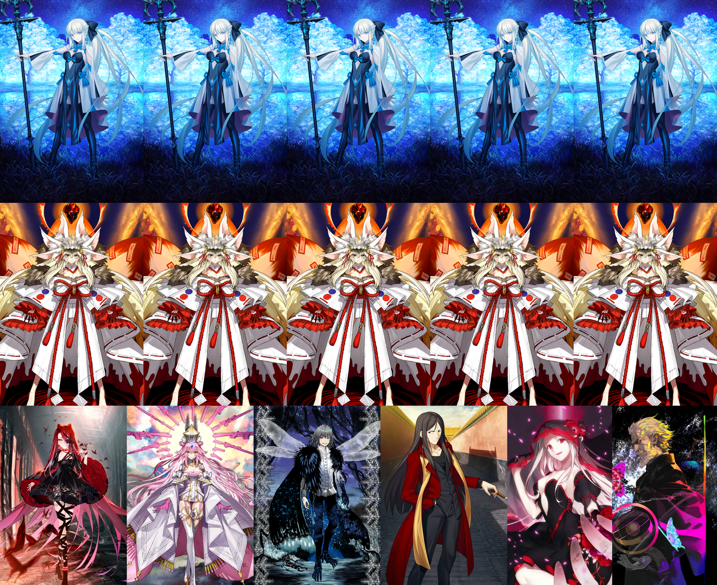 [JP] double NP5 Darkness NP5 Morgan + Typhon Koyanskaya Oberon Waver BG Kscope FGO Fate Grand Order endgame account-Mobile Games Starter