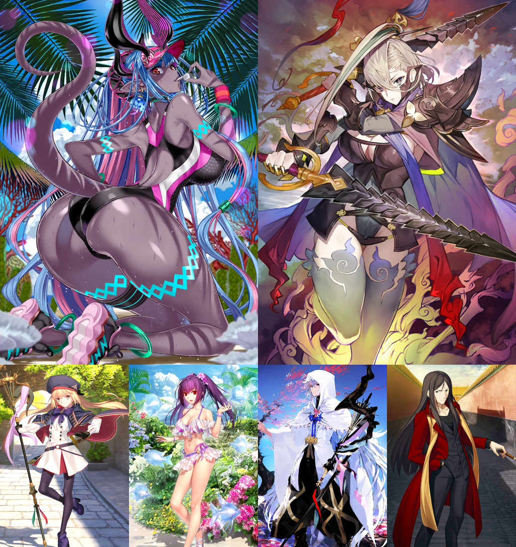 [JP] double NP5 Ibuki NP5 Huyan Zhuo +Skadi NP3 Castoria FGO Fate Grand Order endgame account-Mobile Games Starter