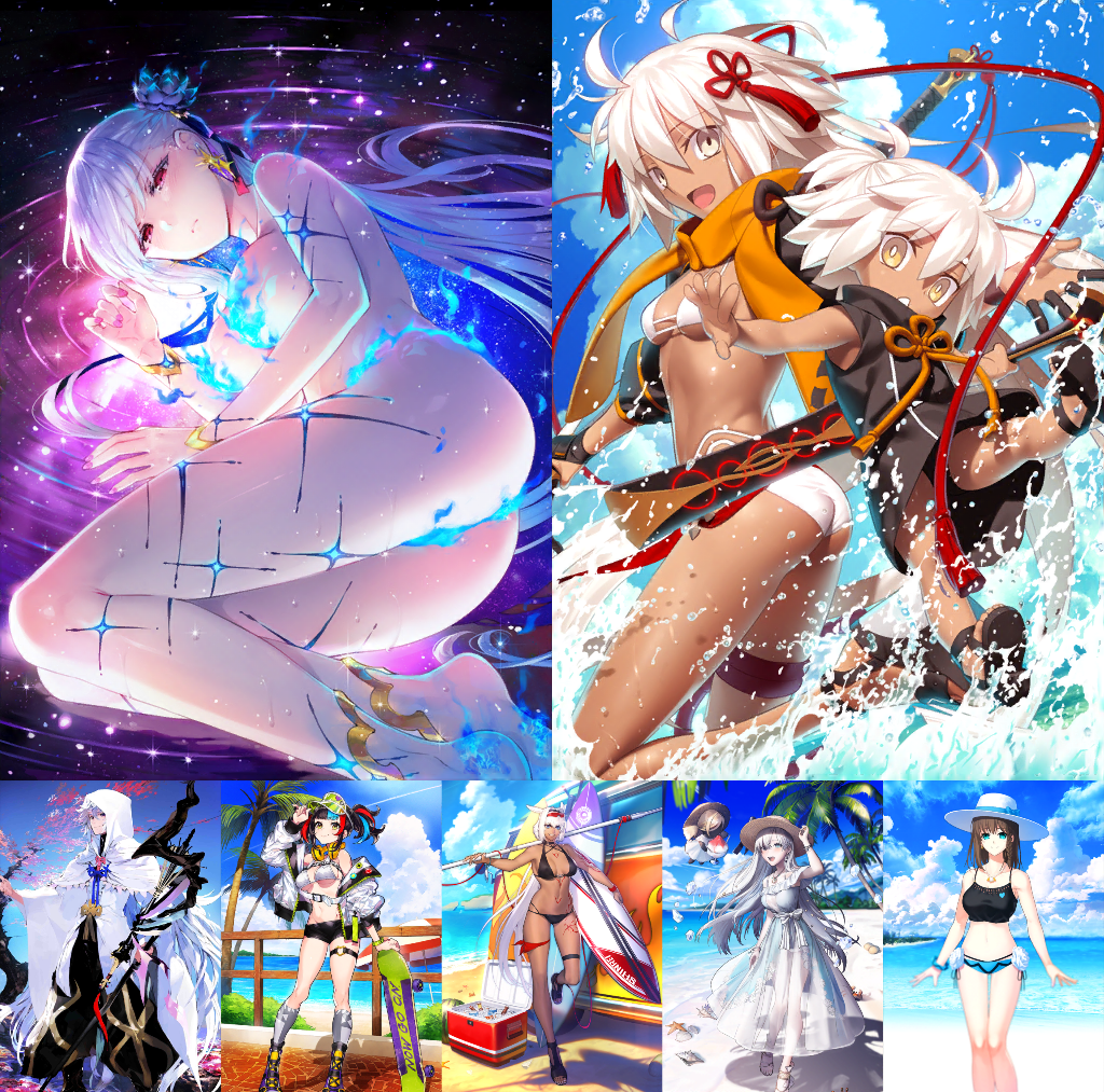 [JP] double NP5 Okita saber alter NP5 Kama Avenger + 1000SQ FGO Fate G ...