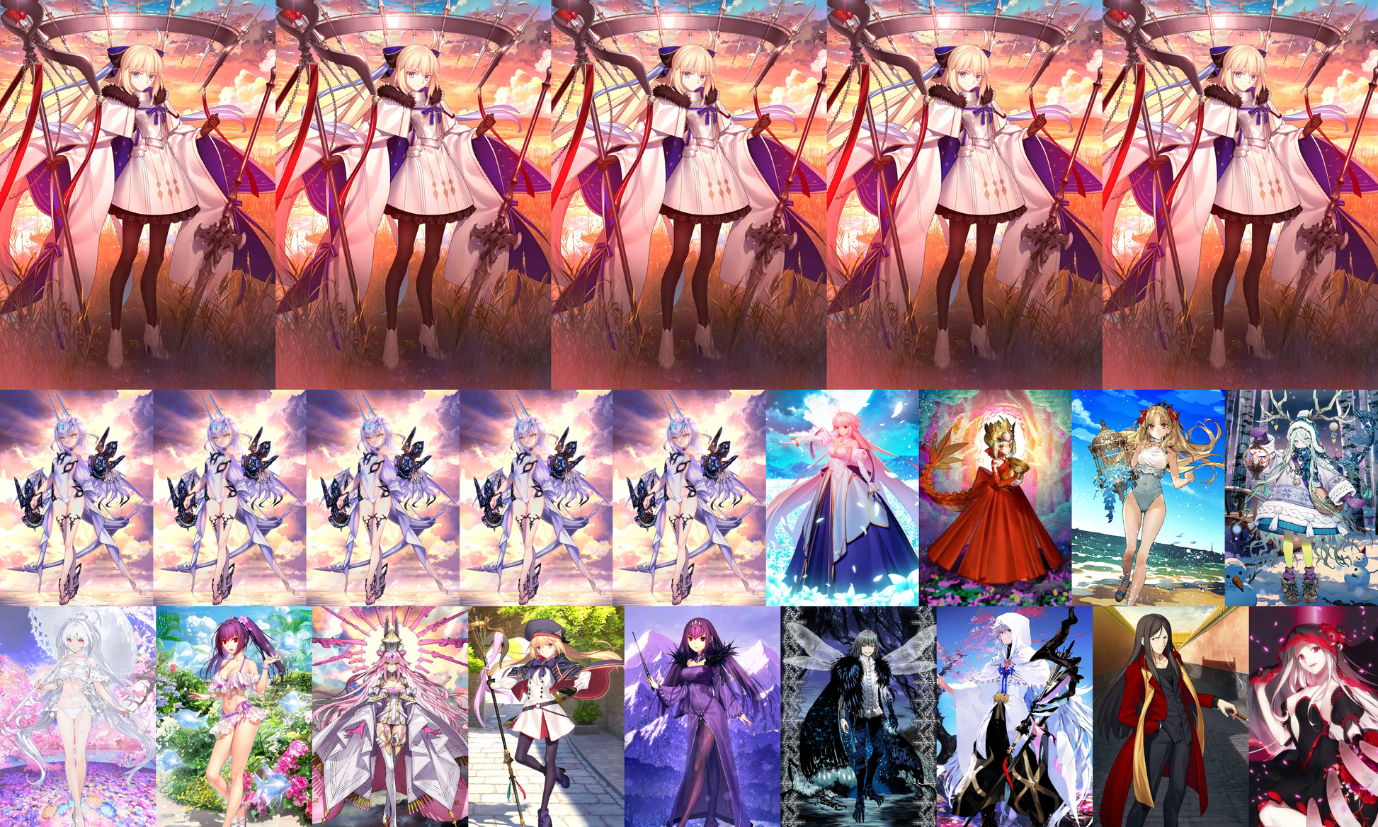 [JP] double NP5 Tonelico Aesc NP5 Melusine ruler + Draco Space Ereshkigal Arcueid Castoria berserker Koyanskaya Oberon Merlin Waver++BG FGO Fate Grand Order endgame account-Mobile Games Starter