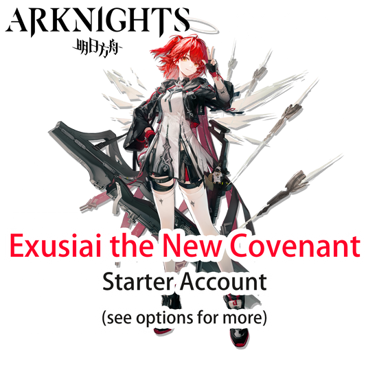 [JP] Exusiai the New Covenant + 6★ Arknights Starter account (see options for operator)-Mobile Games Starter