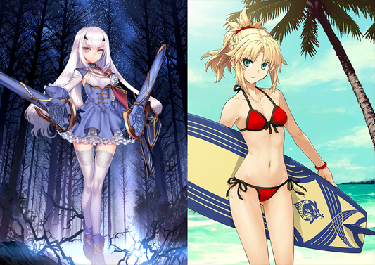 [JP] Fairy Knight Lancelot Melusine + summer Mordred FGO Fate Grand Order starter account-Mobile Games Starter