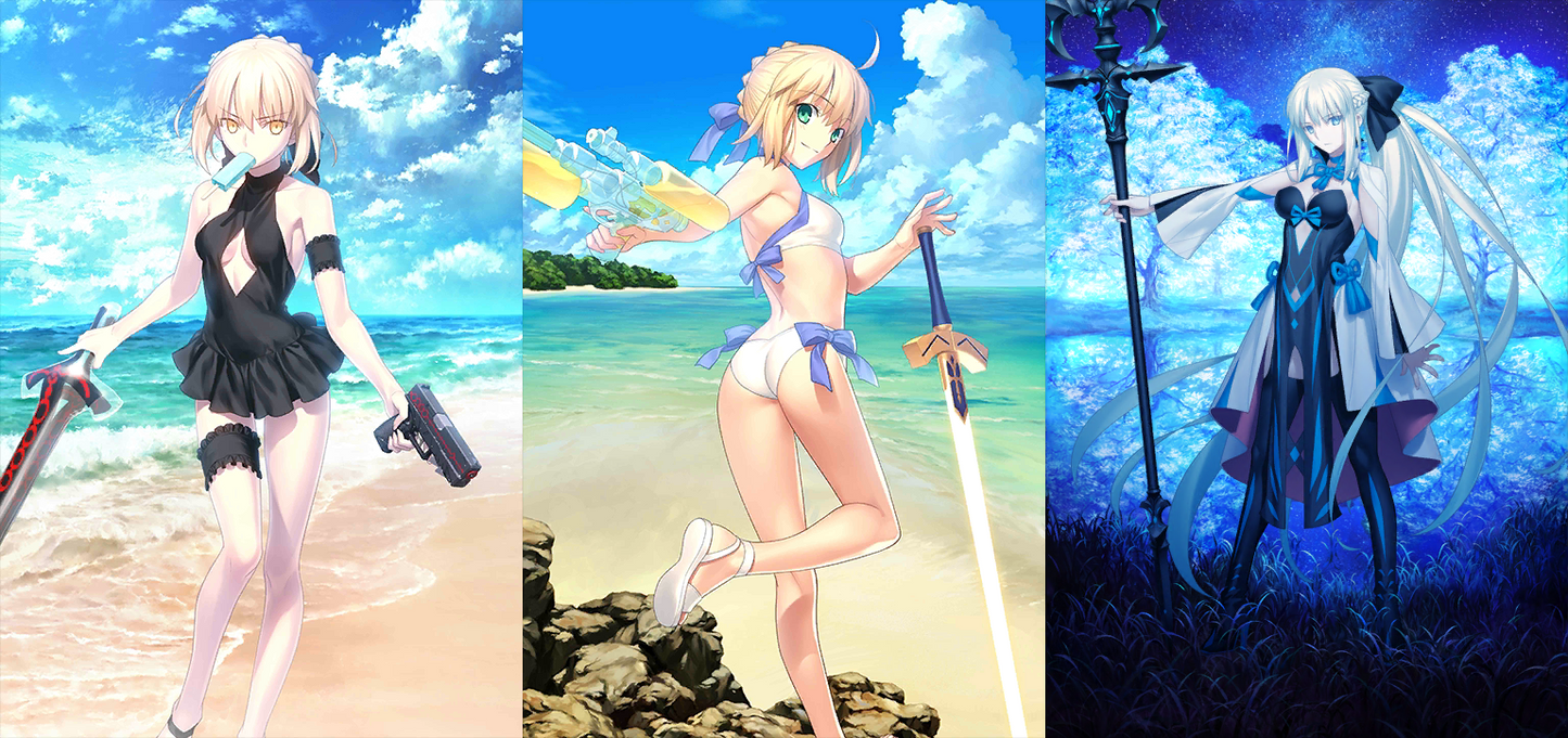 [JP] Fate Grand Order FGO Artoria/Altria(alter+archer) Morgan starter account-Mobile Games Starter