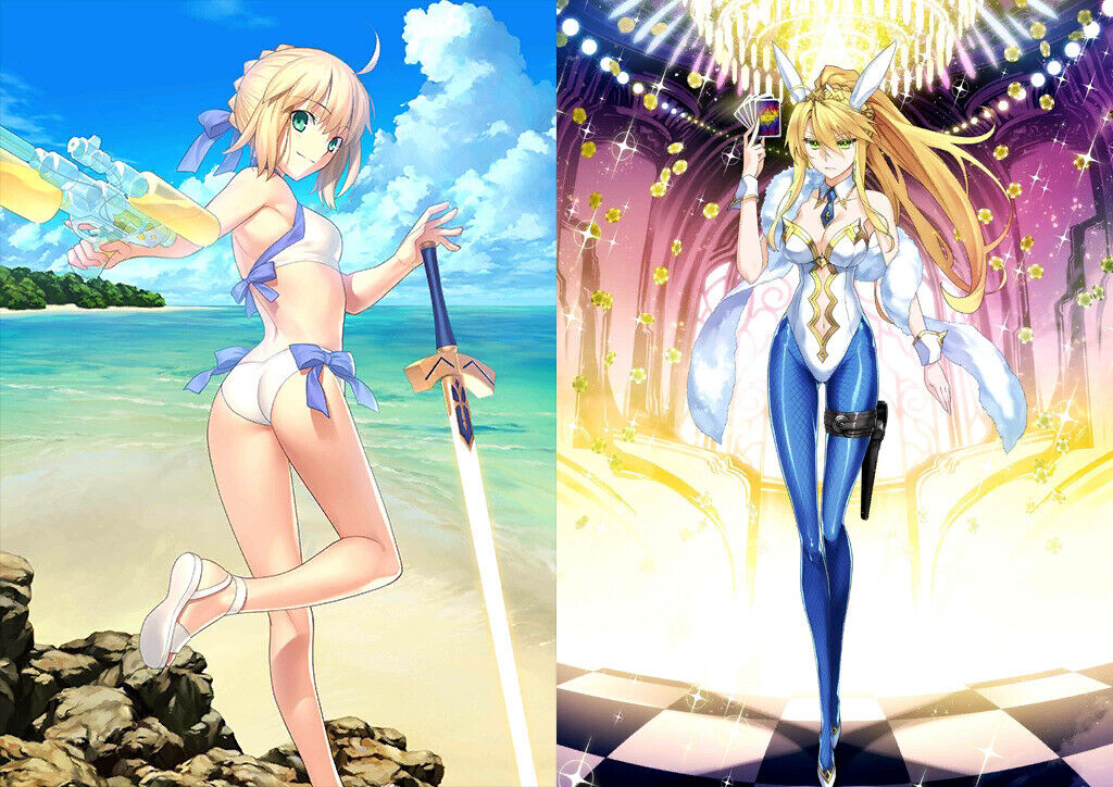 [JP] Fate Grand Order FGO Artoria/Altria(archer+ruler) +800-1000SQ starter account-Mobile Games Starter