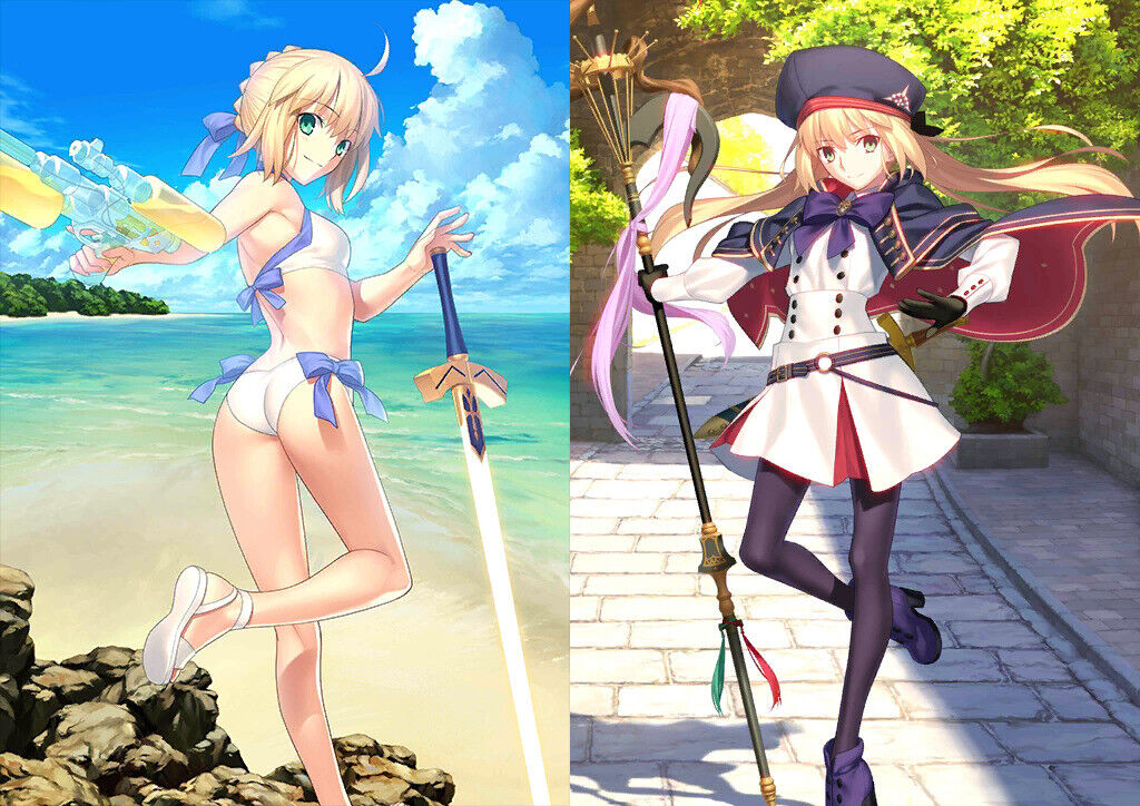 [JP] Fate Grand Order FGO Artoria/Altria(Caster+Archer)+600-700SQ starter account-Mobile Games Starter