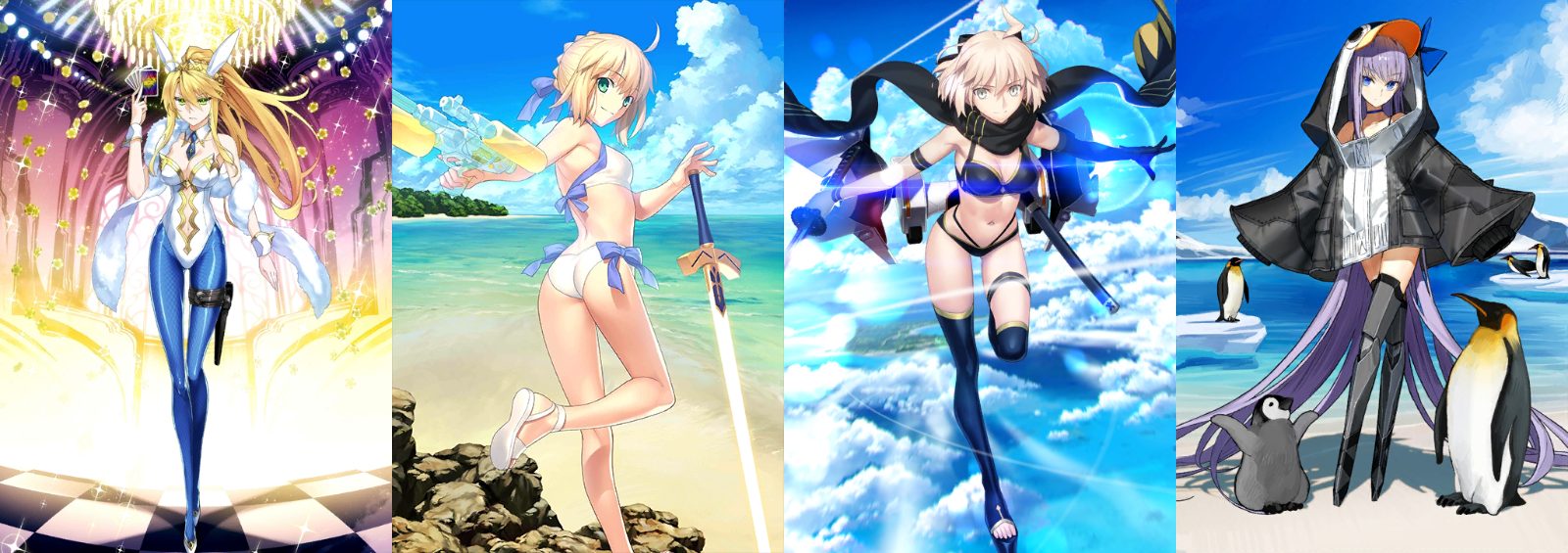 [JP] Fate Grand Order FGO Artoria(archer+ruler) Lion King starter account-Mobile Games Starter