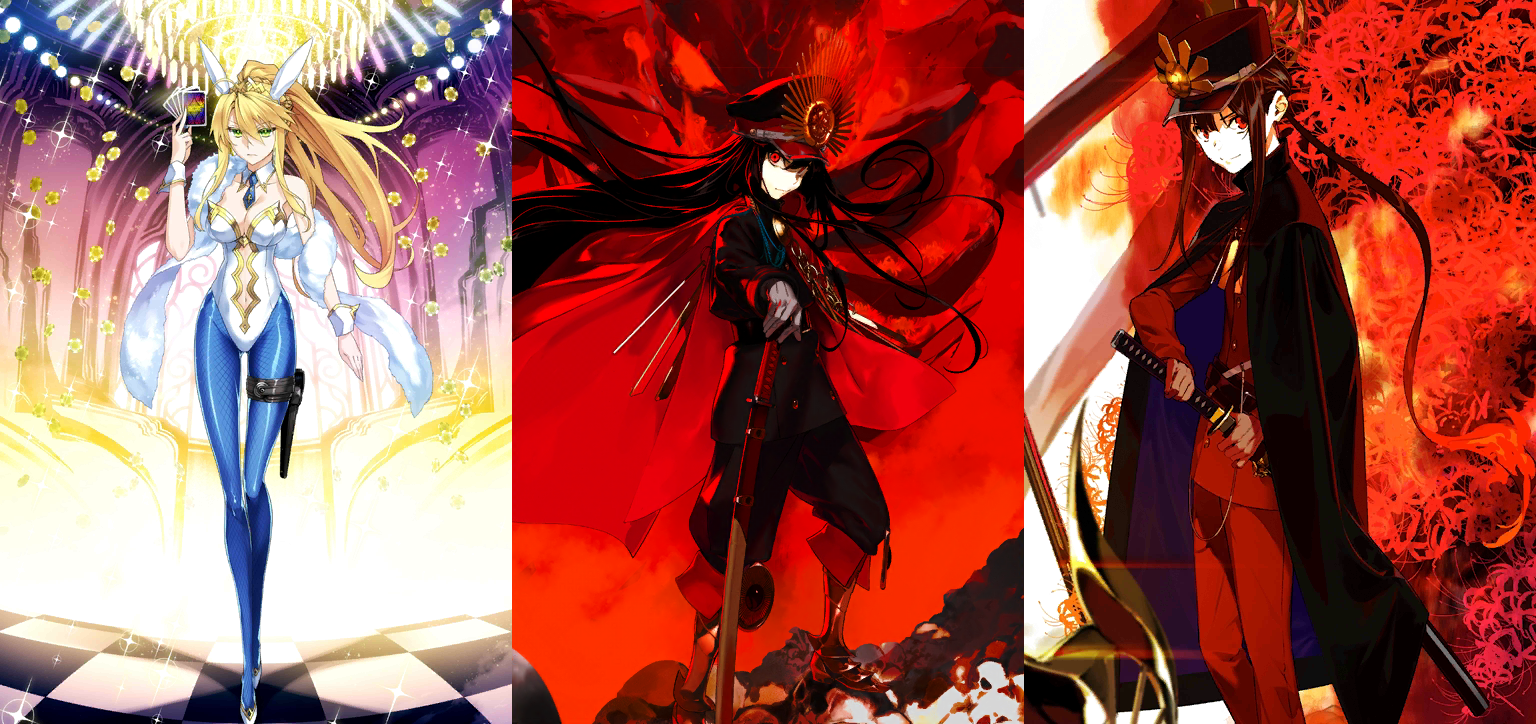 [JP] Fate Grand Order FGO Artoria(ruler) Nobunaga Nobunkatsu starter a ...