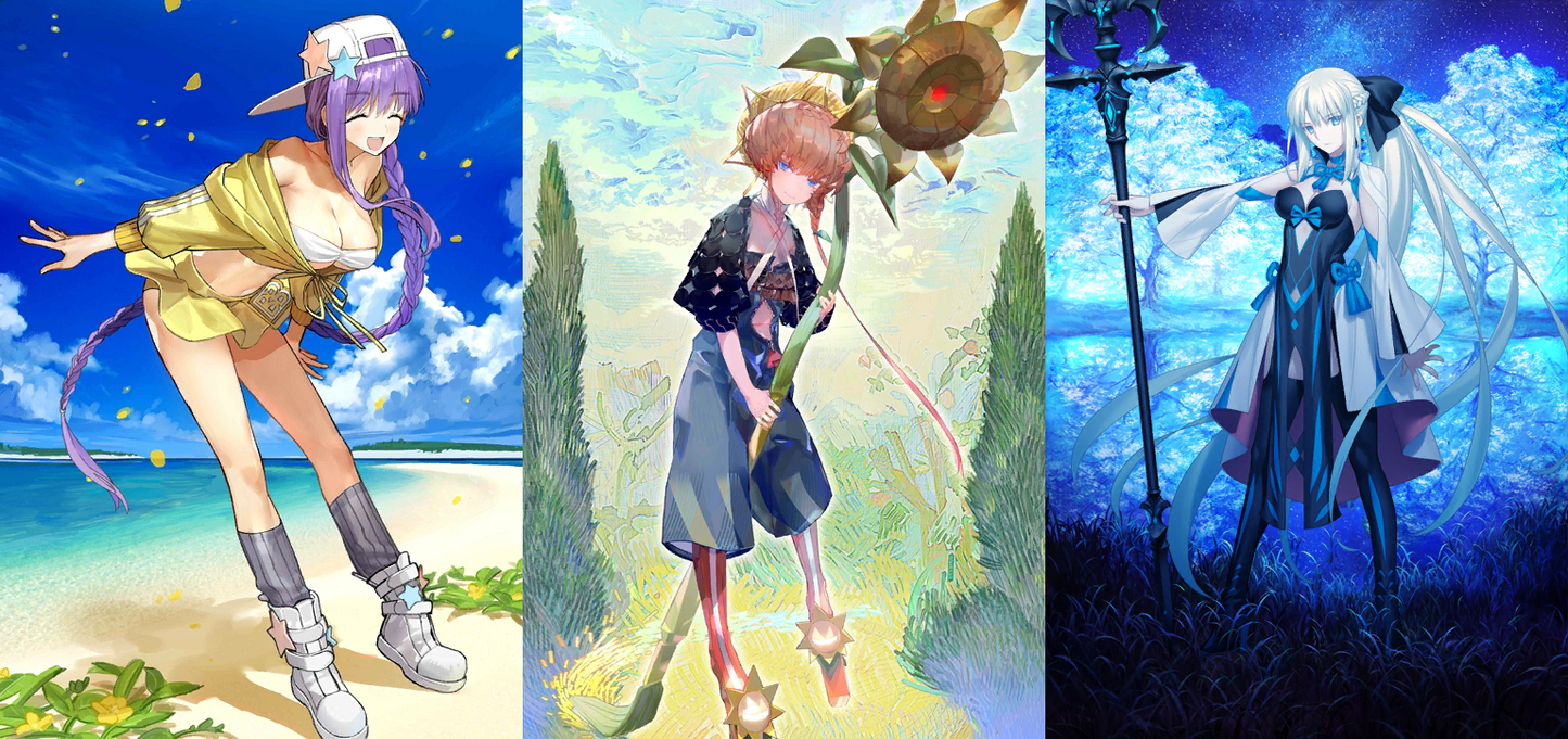 [JP] Fate Grand Order FGO BB summer + Van Gogh + Morgan starter account-Mobile Games Starter