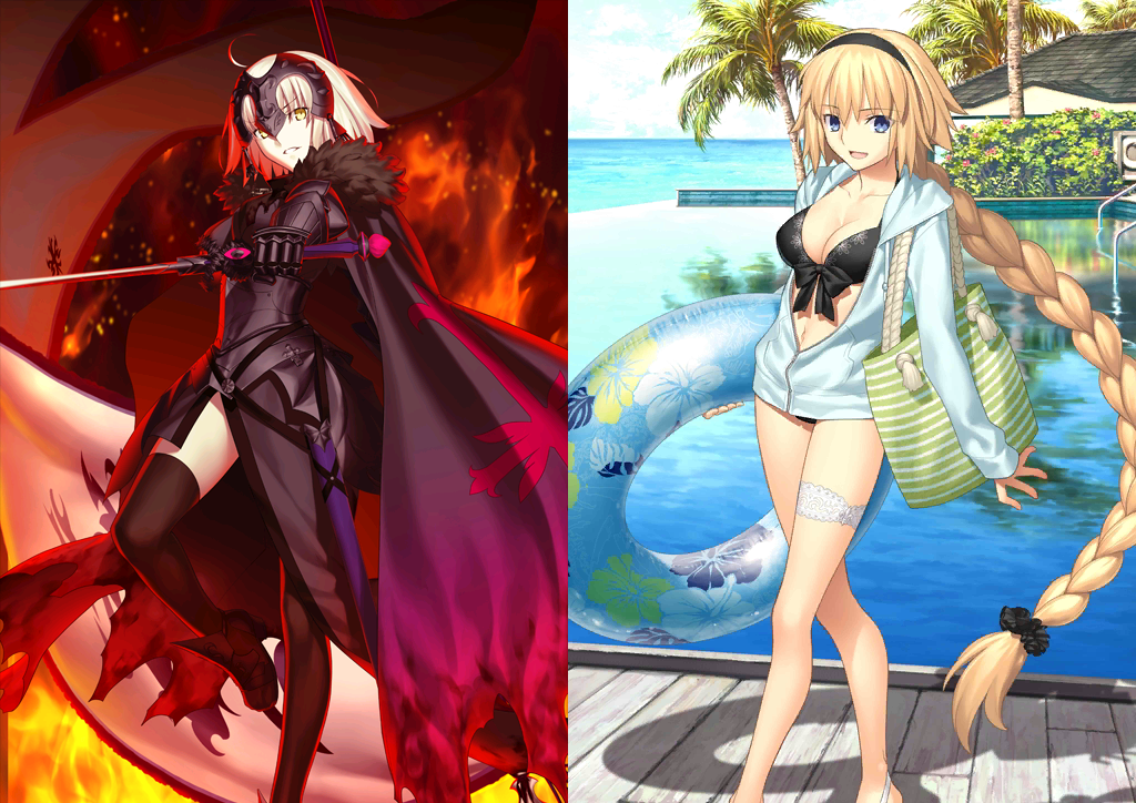 [JP] Fate Grand Order FGO double Jeanne(alter archer) +800-1000SQ starter account-Mobile Games Starter