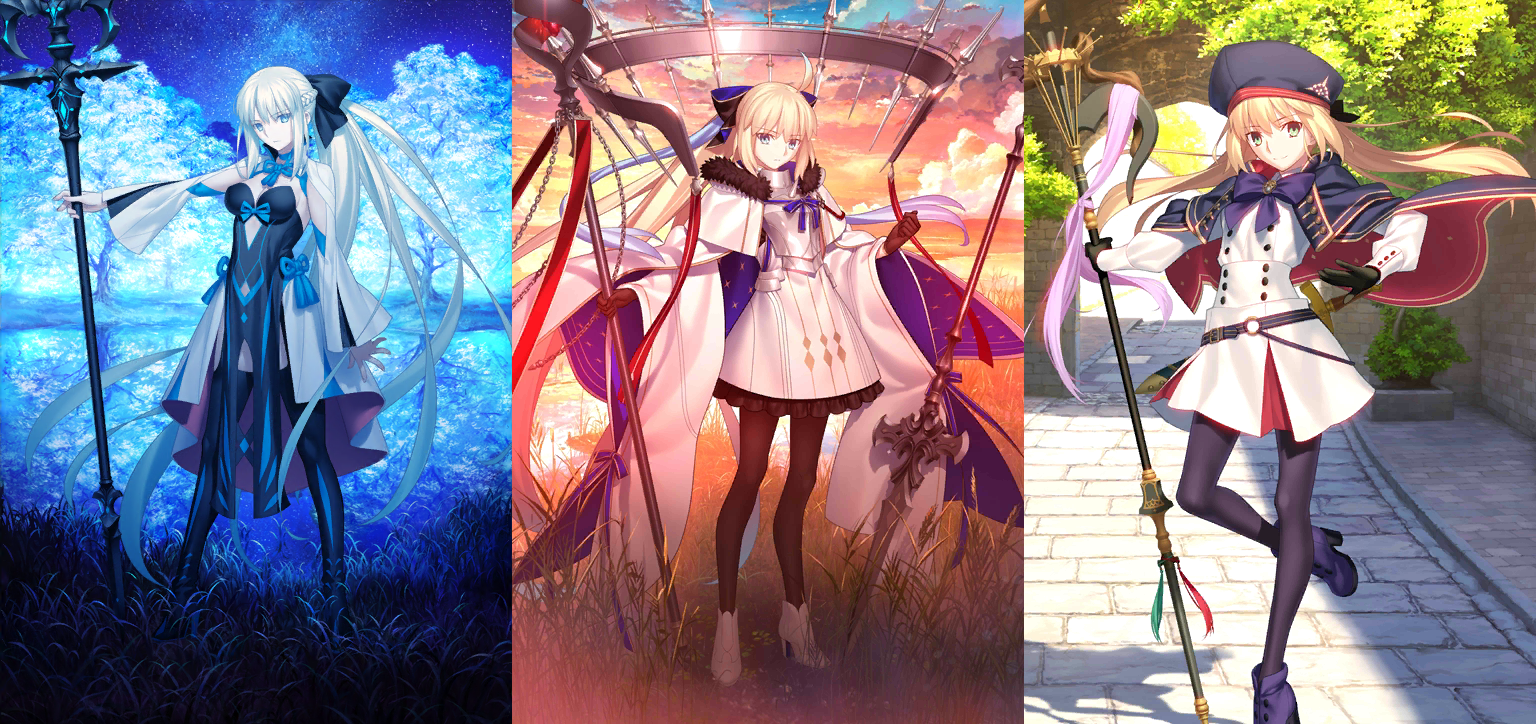 [JP] Fate Grand Order FGO double Morgan Tonelico Aesc the Savior +Artoria Caster starter account-Mobile Games Starter