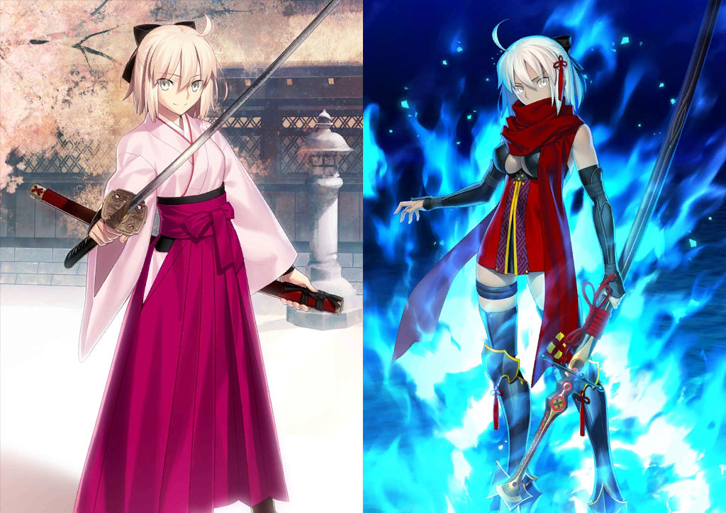 [JP] Fate Grand Order FGO double Okita(alter+saber) + 700-800SQ starter account-Mobile Games Starter