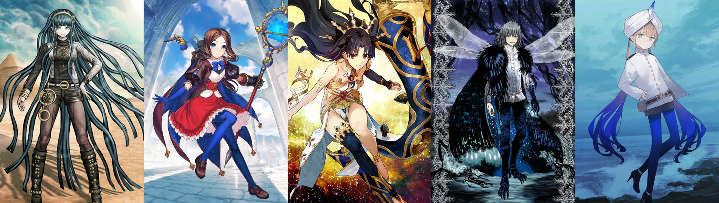 [JP] Fate Grand Order FGO Ishtar Oberon Cleopatra Leonardo NP2 Nemo Starter account-Mobile Games Starter