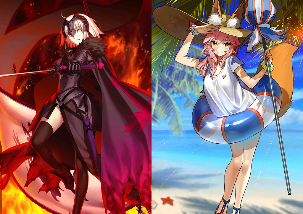 [JP] Fate Grand Order FGO Jeanne alter + Tamamo + 800-1000SQ starter account-Mobile Games Starter