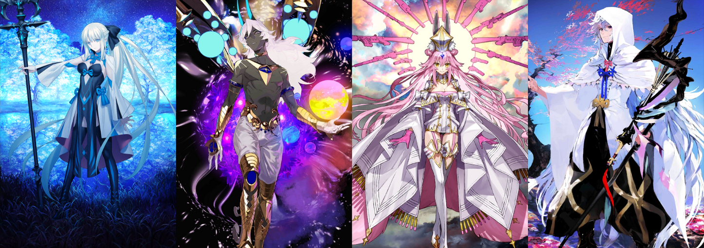 [JP] Fate Grand Order FGO Morgan Arjuna alter Merlin Koyanskaya starter account-Mobile Games Starter