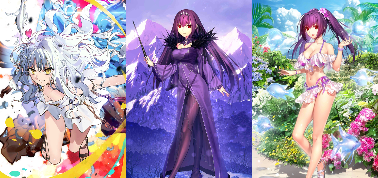 [JP] Fate Grand Order FGO NP5 Caren + Skadi caster + ruler starter account-Mobile Games Starter