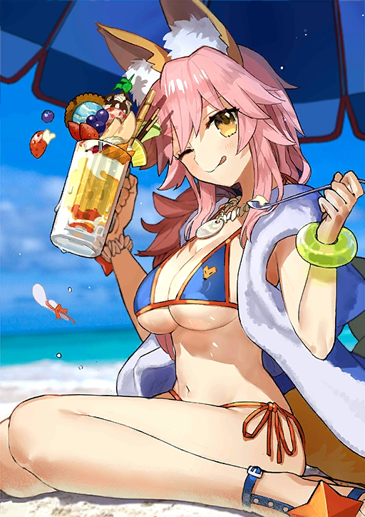 [JP] Fate Grand Order FGO NP5 Tamamo(summer/lancer) + 900-1000SQ starter account-Mobile Games Starter