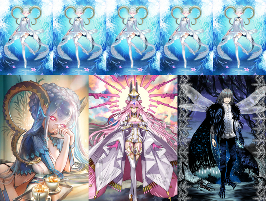 [JP] Fate Grand Order FGO NP5 Tiamat Larva + Koyanskaya Oberon + 900-1000SQ starter account-Mobile Games Starter
