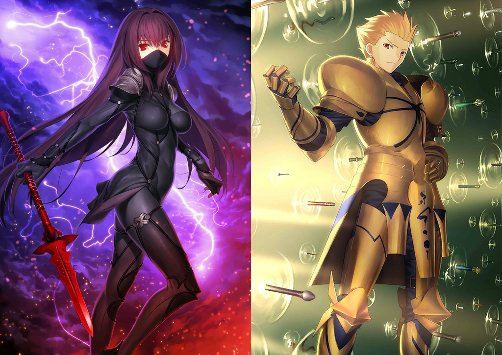 [JP] Fate Grand Order FGO Scathach Gilgamesh + 800-1000SQ starter account-Mobile Games Starter