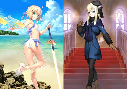 [JP] Fate Grand Order FGO Sima Yi / Reines + Artoria starter account-Mobile Games Starter