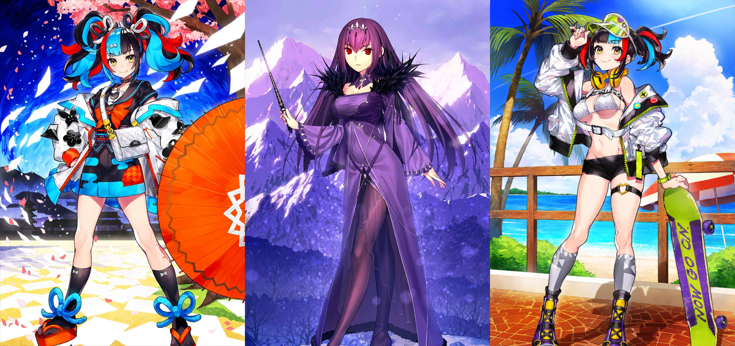 [JP] Fate Grand Order FGO Skadi + double Sei Shonagon starter account-Mobile Games Starter