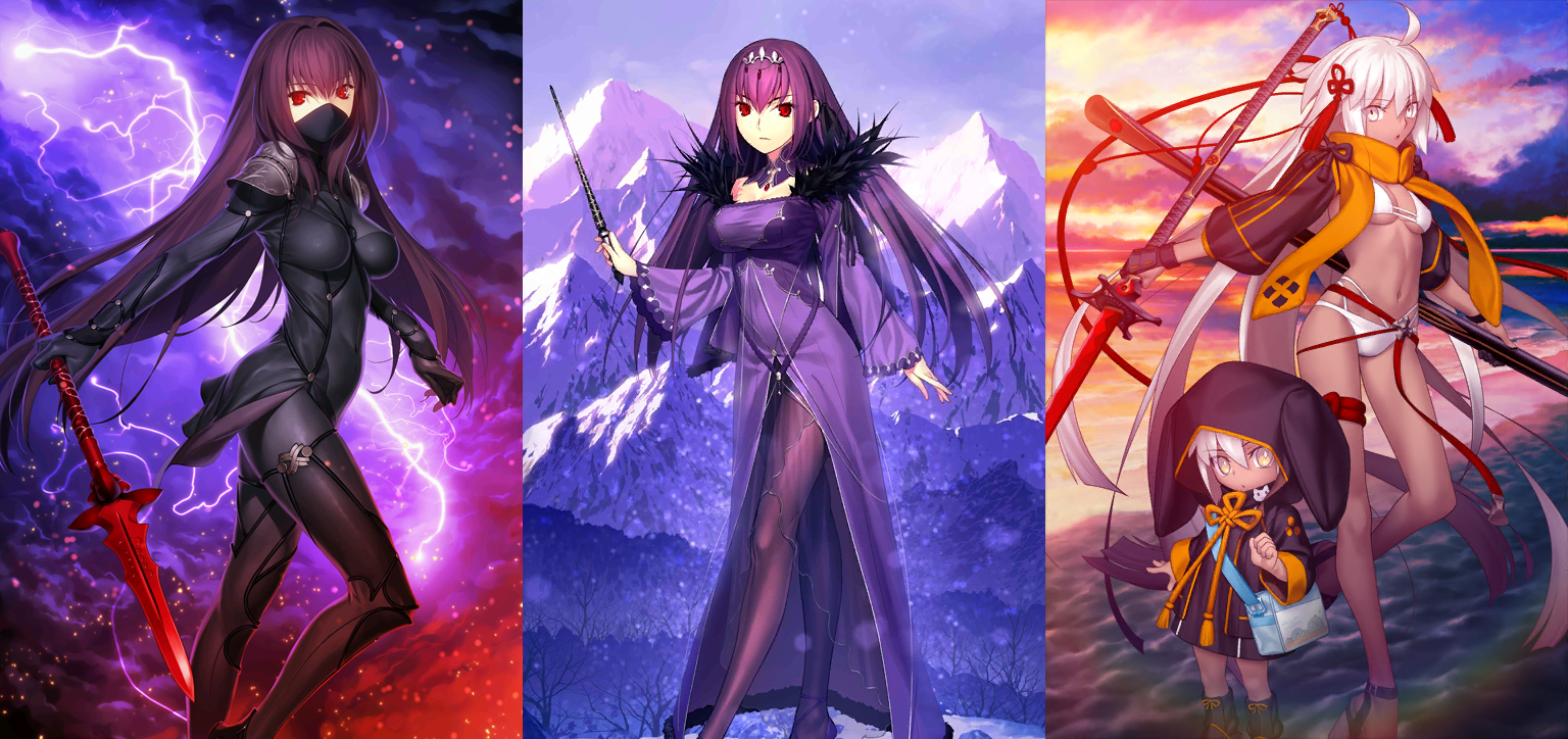 [JP] Fate Grand Order FGO Skadi Scathach Okita saber alter+700SQ starter account-Mobile Games Starter