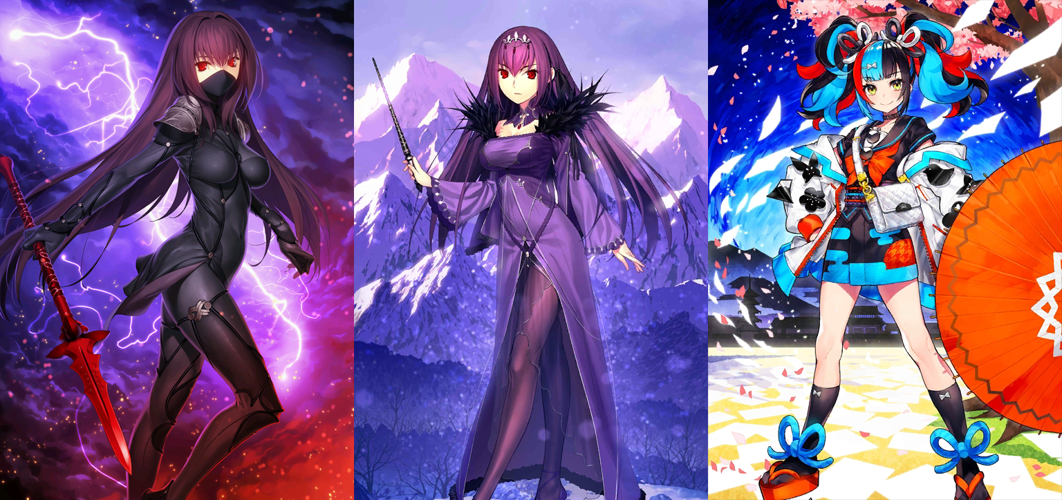 [JP] Fate Grand Order FGO Skadi Scathach Sei Shonagon starter account-Mobile Games Starter