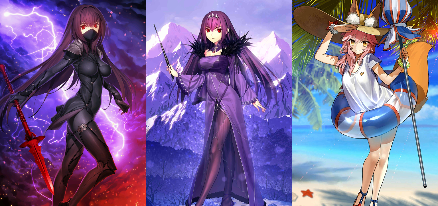 [JP] Fate Grand Order FGO Skadi Scathach Tamamo starter account-Mobile Games Starter