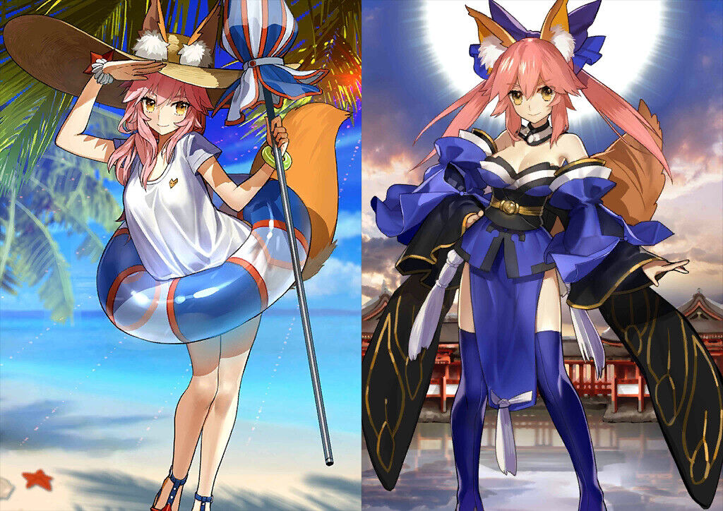 [JP] Fate Grand Order FGO Tamamo(lancer+caster) + 800-1000SQ starter account-Mobile Games Starter