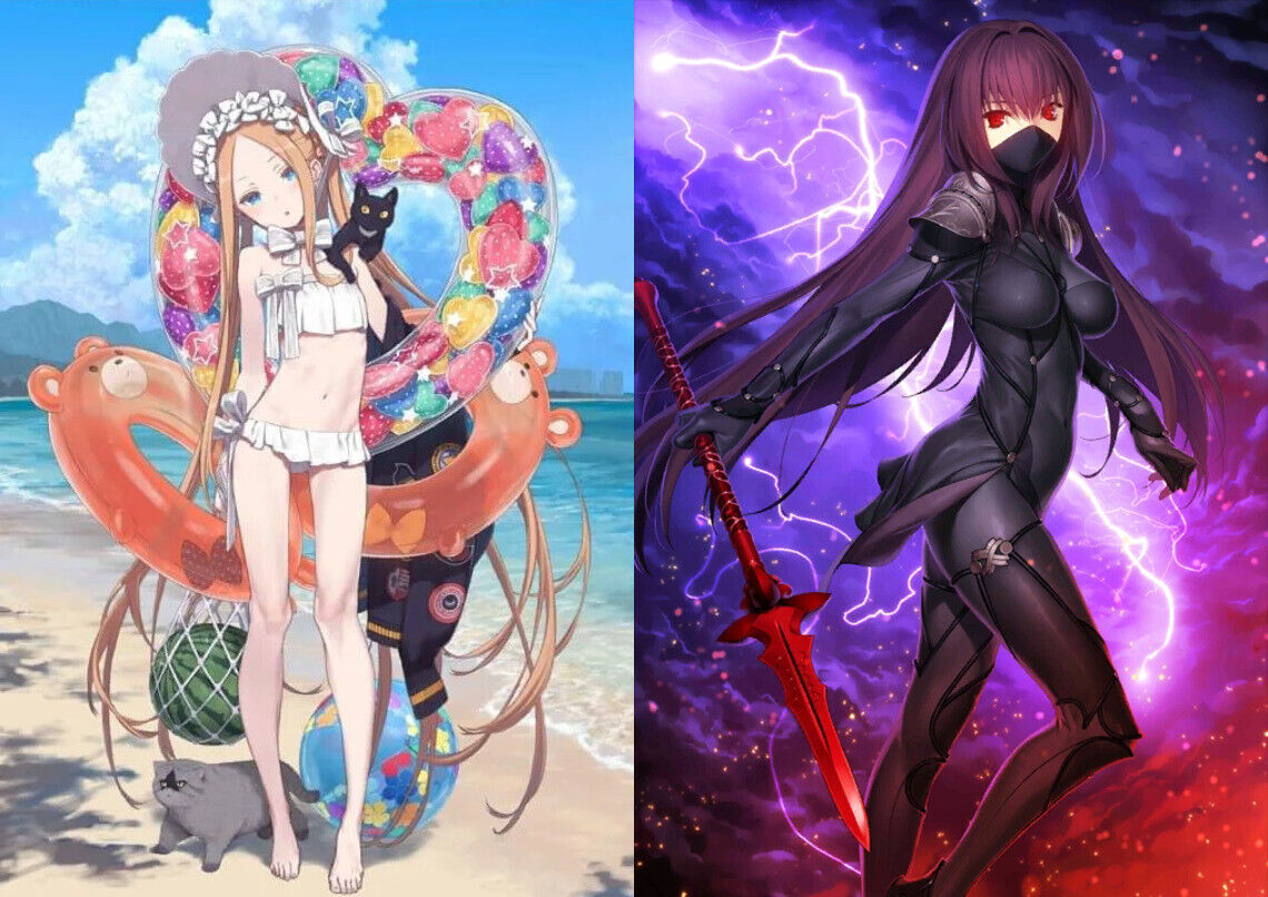 [JP] FGO Abigail + Scathach + 1000-1200SQ Fate Grand Order endgame quartz account-Mobile Games Starter