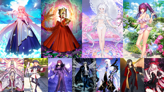 [JP] FGO Arcueid Draco Lady Avalon Koyanskaya Castoria Skadi Oberon +3000SQ Fate Grand Order endgame quartz account-Mobile Games Starter